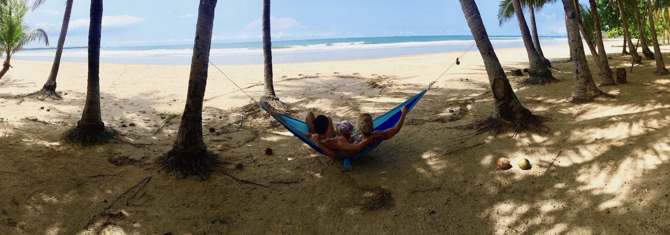 Josh Bolinger relaxing in a hammock
